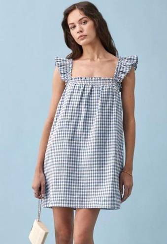 Reformation Albany Linen Dress Small