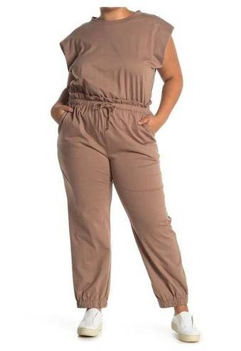 Nordstrom  One One Six Brown Jogger Jumpsuit Sz.1X NWT