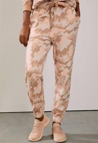 Anthropologie  The Upside Rosie Majors Track Joggers Camo Pink NEW