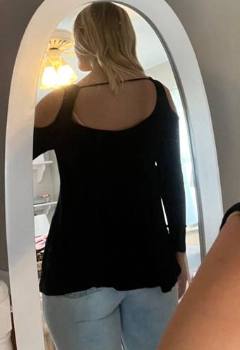 Acemi Off The Shoulder Black Top