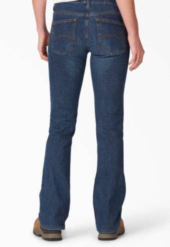 Dickies NWT  Women's Perfect Shape Bootcut Jeans Blue