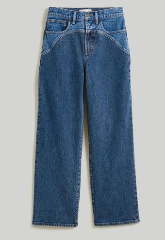 Madewell NEW NWT  The Perfect Vintage Wide-Leg Crop Jean Sonoma Wash Yoke Edition