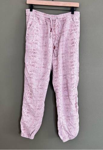 Anthropologie  orana printed snakeskin joggers size small