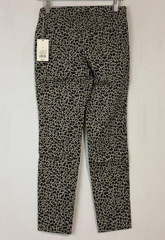 A New Day Women’s High Rise Skinny Ankle Pant Leopard Print Size 0 NWT