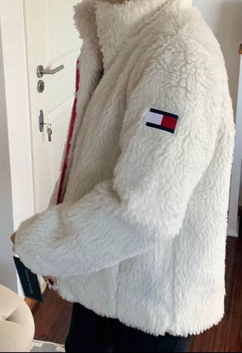 Tommy Hilfiger White Sherpa