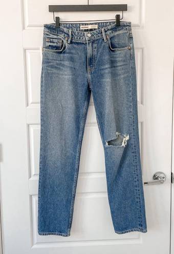 GRLFRND NWT  Kate Low Rise Slim Crop Jeans Hidden Hills