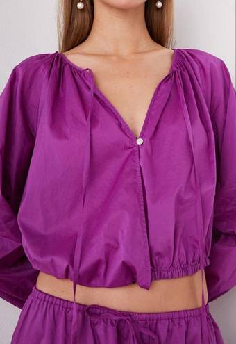 Rails  katia crop top in berry