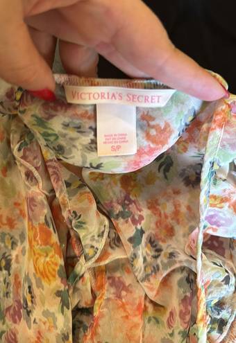 Victoria's Secret Victoria Secret Pink Floral Chiffon Y2K Baby Doll