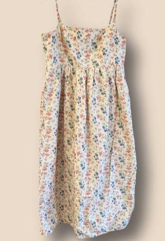 Rebecca Taylor  Sleeveless Long Emma Dress In Floral Multi Combo Size 14