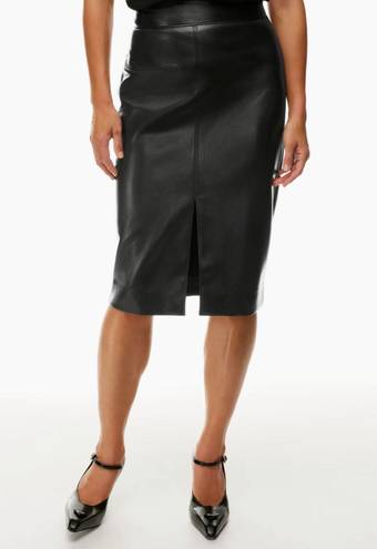 Aritzia Babaton Pegu Faux Leather Skirt