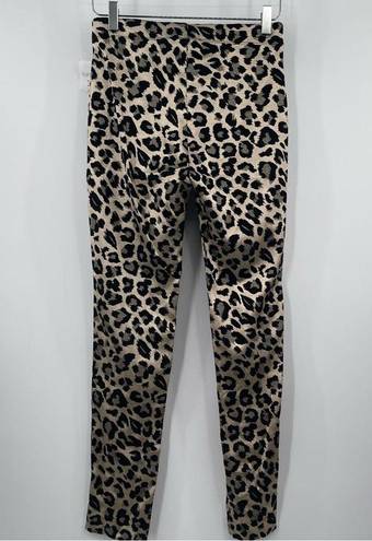 Karen Kane  Animal Print Leopard Leggings Gold/Black Holiday Shiny NWT SZ Small