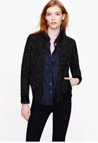 J.Crew Like new  tweed bomber jacket