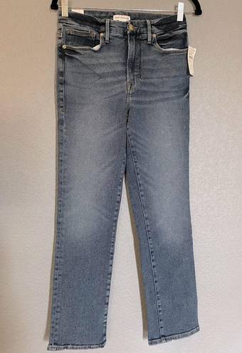 Good American NWT  Good Legs Straight Jeans Blue Indigo478 Color High Rise Size 6