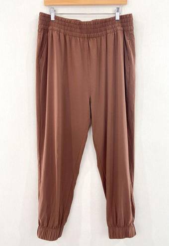 Vuori  Womens Villa Joggers XXL Lightweight Jogger Pants Brown Hazelnut High Rise