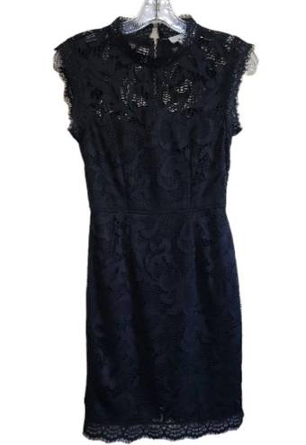 Sans Souci  Black Lace Sleeveless Dress Size XSmall