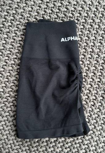 Alphalete AMPLIFY SHORT 5.5" Women's Seamless Scrunch Short Black Xs