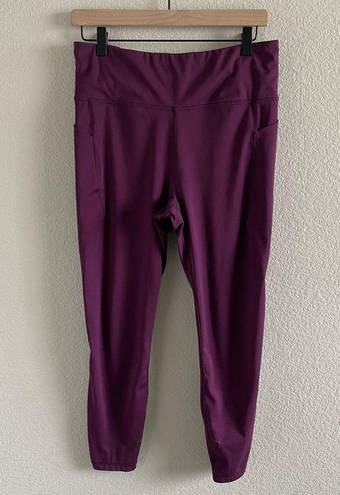 Luna We Wander Compression  7/8 Pocket Performance Legging Purple