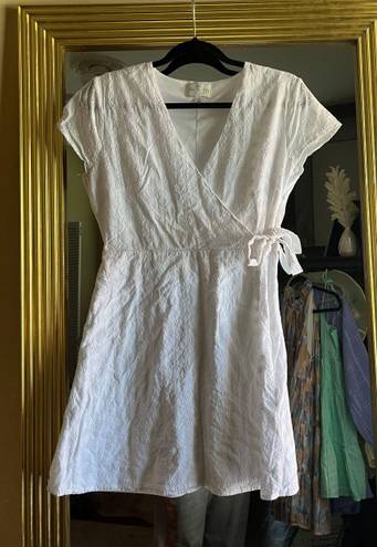 White Mini Dress Size M