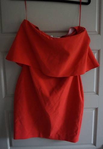 Likely  Red Strapless Mini Dress - Like new