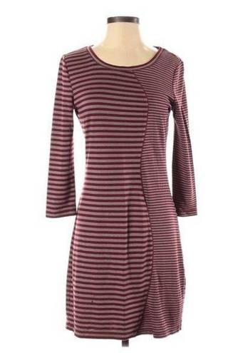 Chelsea and Violet  Fitted Striped Dress 3/4 Sleeve Jersey Size Small Sz S