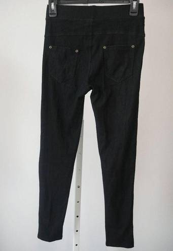 New Mix Women's Black Mid Rise Back Pockets Jeggings #1835-D1