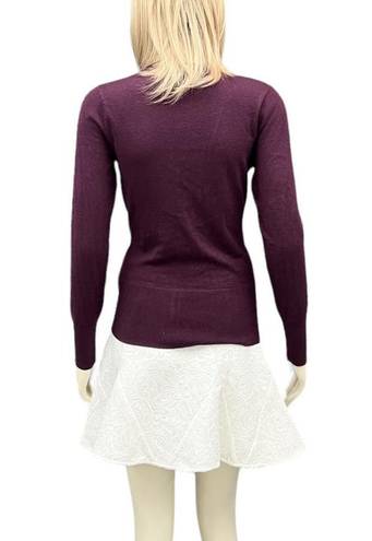 Club Monaco  V neck two tone tied front wool blend sweater size XS