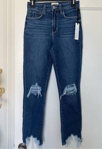 L'Agence  Highline High Rise Distressed Skinny Jeans Size 25 NWT