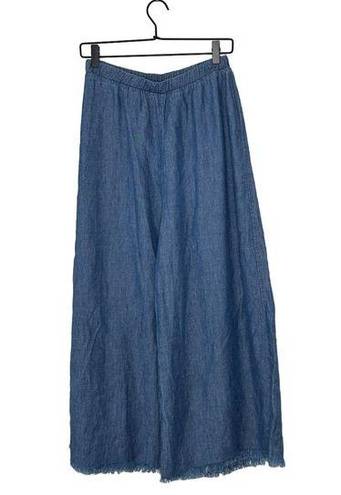 Show Me Your Mumu Mumu Blue SMYMM Size M Raw Hem Cropped Explorer Pants