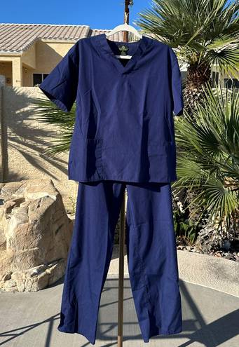 Authentic Cherokee Workwear Navy Blue Scrubs Set XS