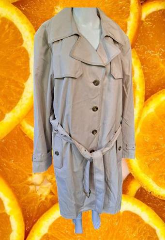 Gallery  Women Tan Trench Coat with Belt