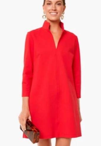 Tuckernuck  Poppy Red Ponte Clifton Dress Size: S
