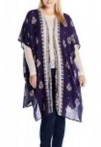 Gypsy  FLORAL CARDIGAN KIMONO OVERSIZE top SMALL