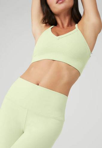 Alo Yoga HIGH-WAIST AIRBRUSH LEGGING Iced Green Tea Large. NWT