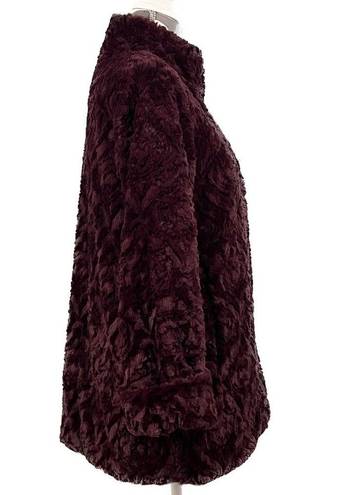 Dennis Basso NWOT -  Rosette Faux Fur Coat - Size S