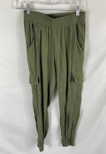 Naked Wardrobe  Green Cargo Jogger Pant Size Medium