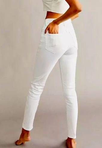 We The Free Montana skinny jeans free people size 24 white boho beachy