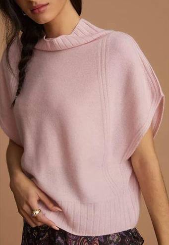 Pilcro  Anthropologie 100% Sleeves Cashmere Sweater in Pink size Medium E0832