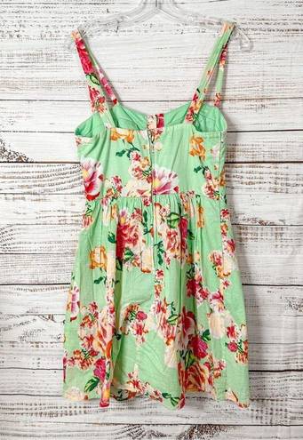 City Triangles  Junior Floral Sweetheart Neck Sleeveless Mini Dress Multi Size 9