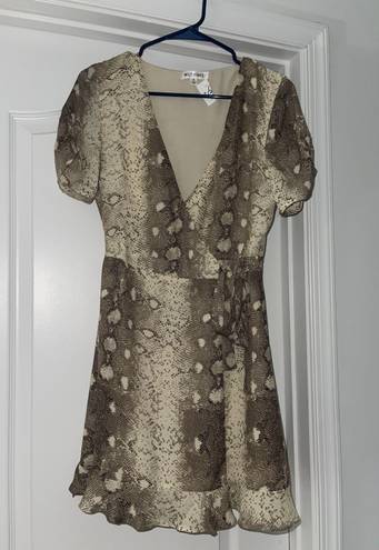 Wild Honey Boutique Snake Skin Dress 