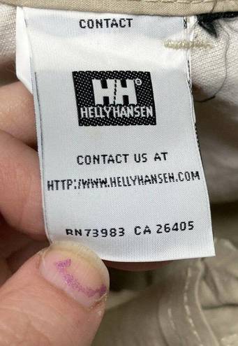 Helly Hansen  Tan Beige Cropped Pants Womans Size Medium