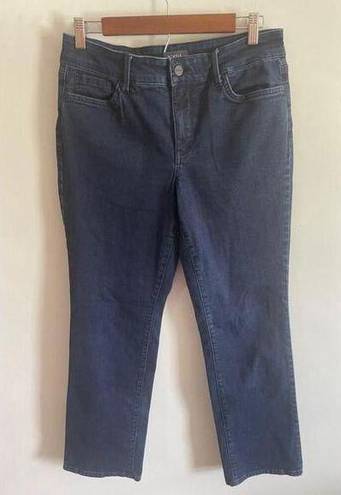 NYDJ Women's  Marilyn Straight Jeans - Size 14P - Blue EUC!