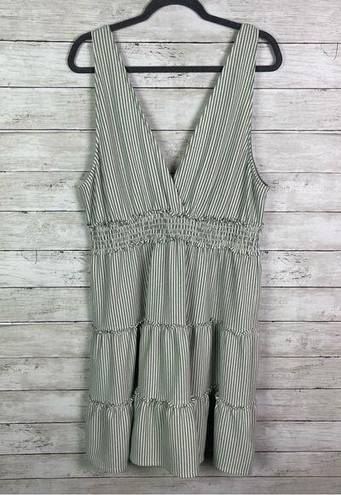 American Eagle  Striped Halter Mini Dress Size XL