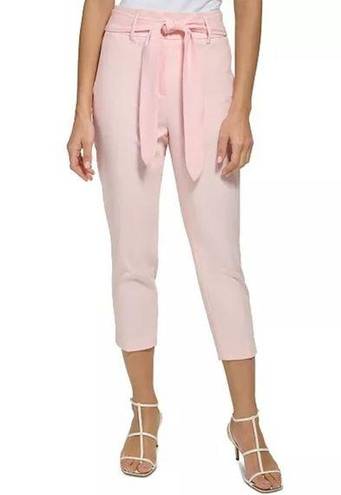 DKNY 
Petite Tie-Front High-Rise Cropped Pants size 4P NWT (b14)