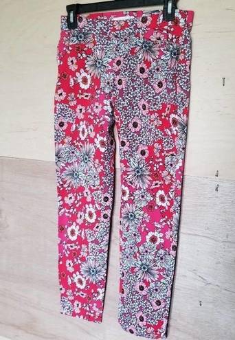 Linda Matthew’s Linda Matthews Floral Ankle Cropped Pants