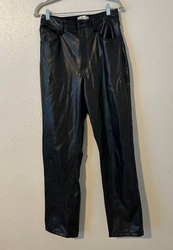 Abercrombie & Fitch Abercrombie Vegan Leather Pants