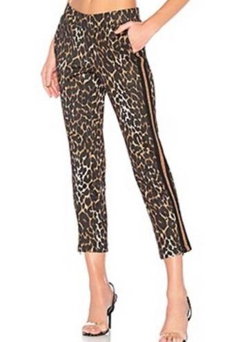 Pam & Gela  Leopard Leggings gold racer / tuxedo stripe