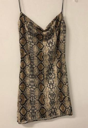 Zaful  Snakeskin Dress