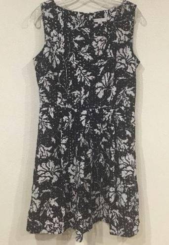 New York And Company New York Company Floral Eyelet Fit Flare Dress Size 12 EUC