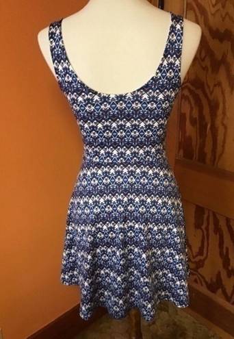 Divided 3 for 20 $ bundle  blue striped xs skater tank dress