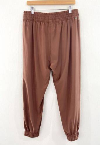 Vuori  Womens Villa Joggers XXL Lightweight Jogger Pants Brown Hazelnut High Rise